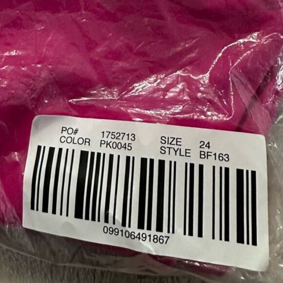 J.Crew One Piece Swimsuit Women's Plus 24 Fuchsia Pink V-Neck Sleeveless NWT - Picture 10 of 10